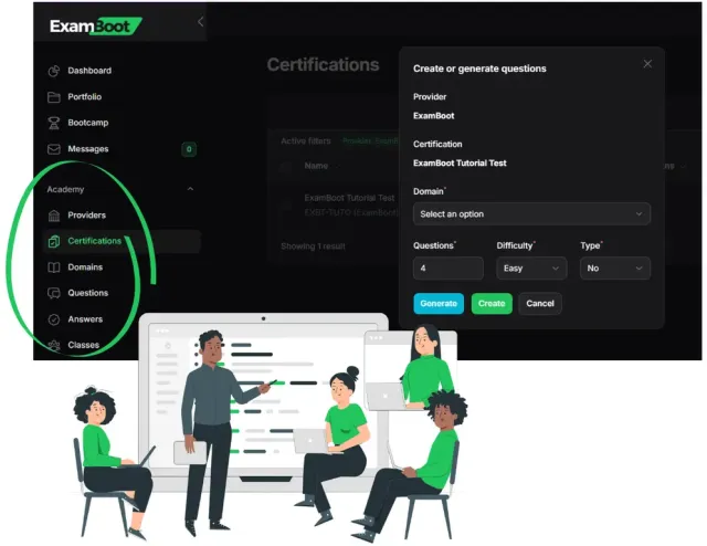Accès à l'Académie :  L'IA au service des éducateurs - ExamBoot
